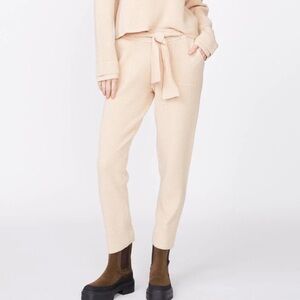 MONROW Supersoft Sweater Knit Waffle Sweats Off White Size Large